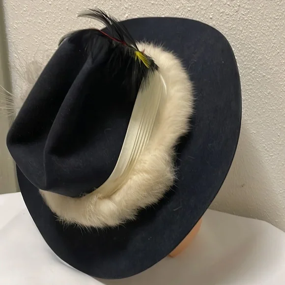 VINTAGE BAILEY NEW WEST HAT “Miss Texas USA 1982” Garfield  display picture 1